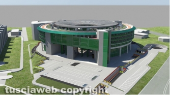 Viterbo - La megastruttura della Polonord - Il rendering