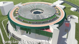 Viterbo - La megastruttura della Polonord - Il rendering