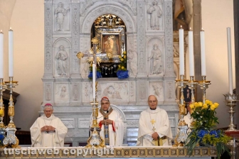 Viterbo - La messa solenne in onore della Madonna della Quercia