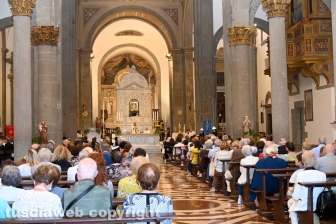 Viterbo - La messa solenne in onore della Madonna della Quercia