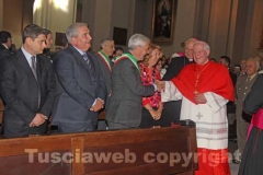 La messa solenne in onore di santa Rosa