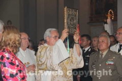 La messa solenne in onore di santa Rosa