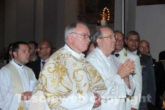 La messa solenne in onore di santa Rosa