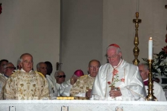 La messa solenne in onore di santa Rosa