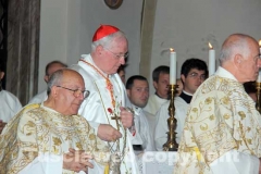 La messa solenne in onore di santa Rosa