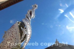 La messa solenne in onore di santa Rosa