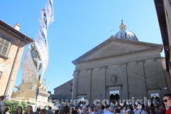 La messa solenne in onore di santa Rosa