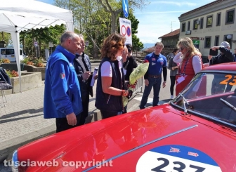 Montefiascone - La Mille miglia 2019 - L'omaggio a Prisca Taruffi