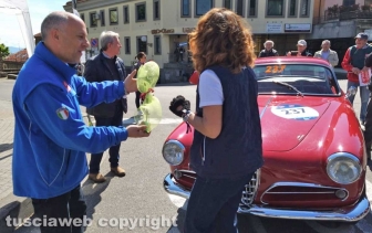 Montefiascone - La Mille miglia 2019 - L'omaggio a Prisca Taruffi