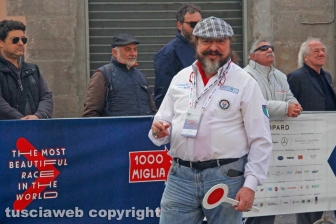 Motori - La Mille miglia a Viterbo - Lino Rocchi