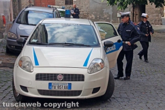 Motori - La Mille miglia a Viterbo - La polizia locale