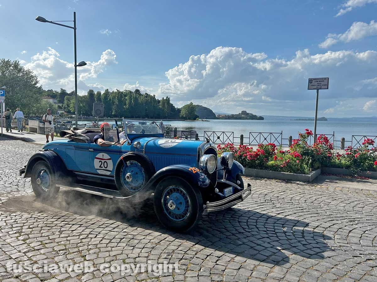 La Mille miglia a Viterbo e Marta - Le mitiche auto d'epoca