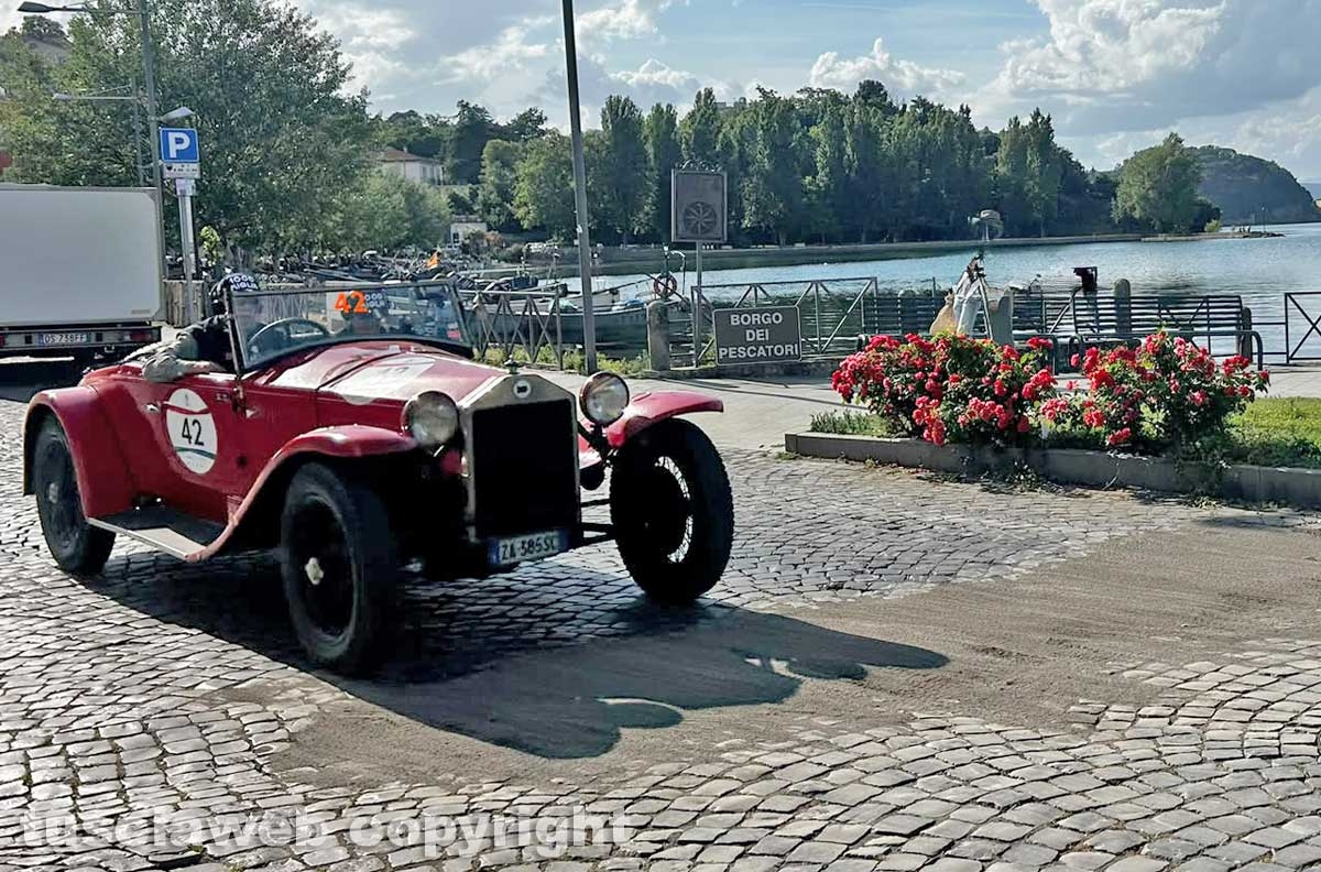 La Mille miglia a Viterbo e Marta - Le mitiche auto d'epoca
