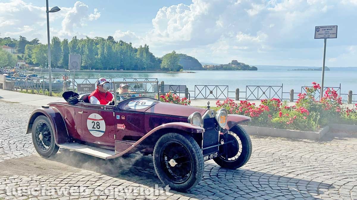 La Mille miglia a Viterbo e Marta - Le mitiche auto d'epoca