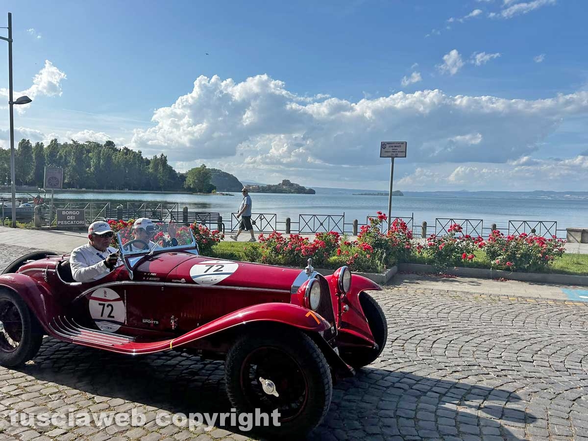 La Mille miglia a Viterbo e Marta - Le mitiche auto d'epoca