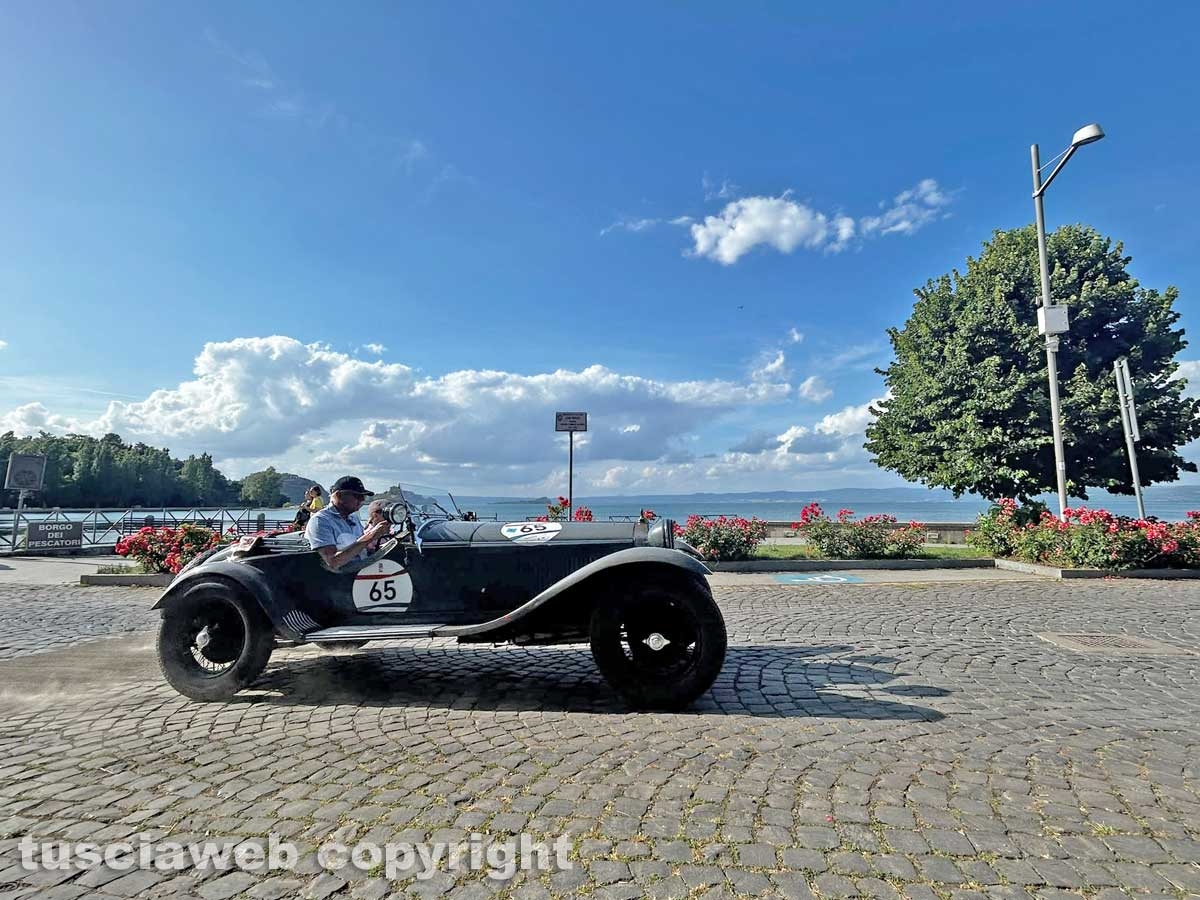 La Mille miglia a Viterbo e Marta - Le mitiche auto d'epoca