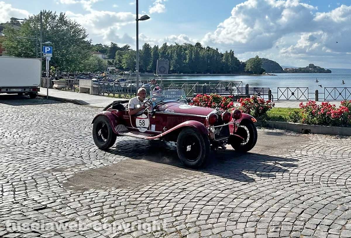 La Mille miglia a Viterbo e Marta - Le mitiche auto d'epoca