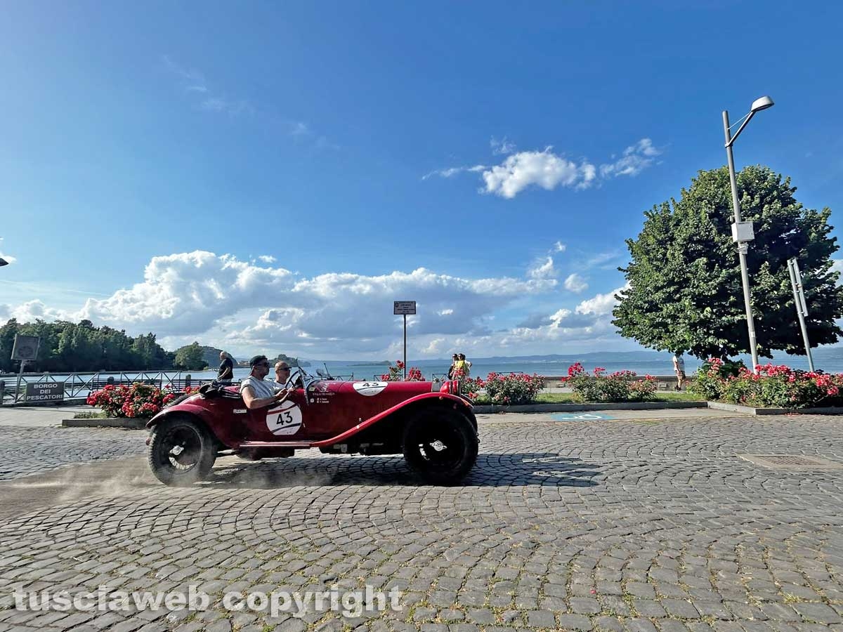 La Mille miglia a Viterbo e Marta - Le mitiche auto d'epoca
