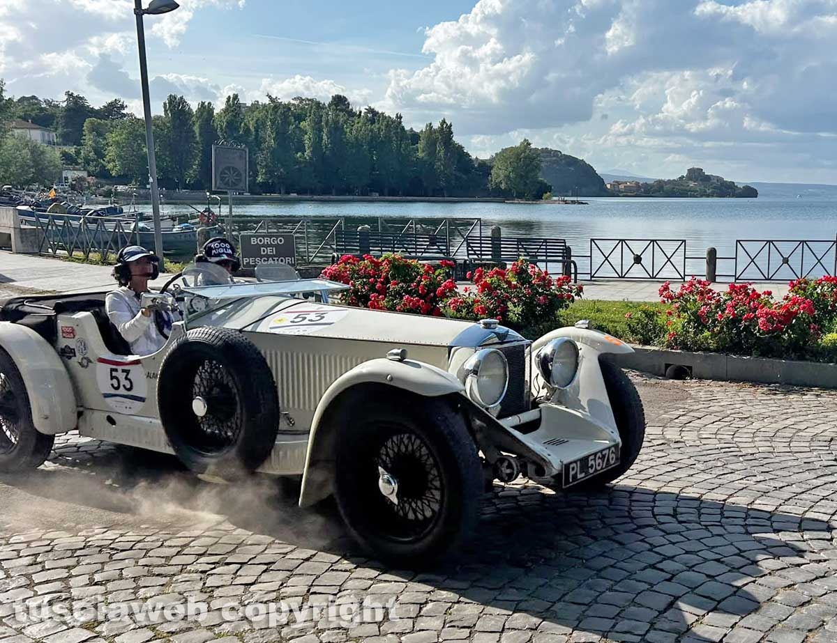 La Mille miglia a Viterbo e Marta - Le mitiche auto d'epoca