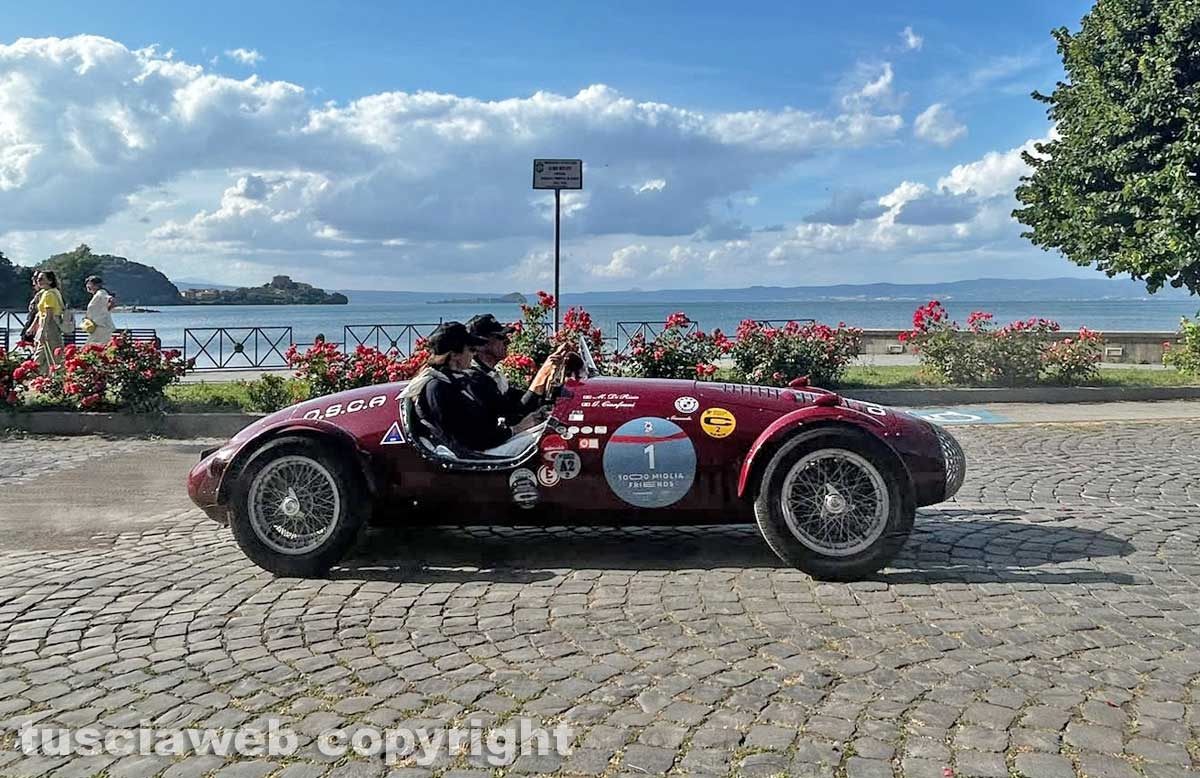 La Mille miglia a Viterbo e Marta - Le mitiche auto d'epoca