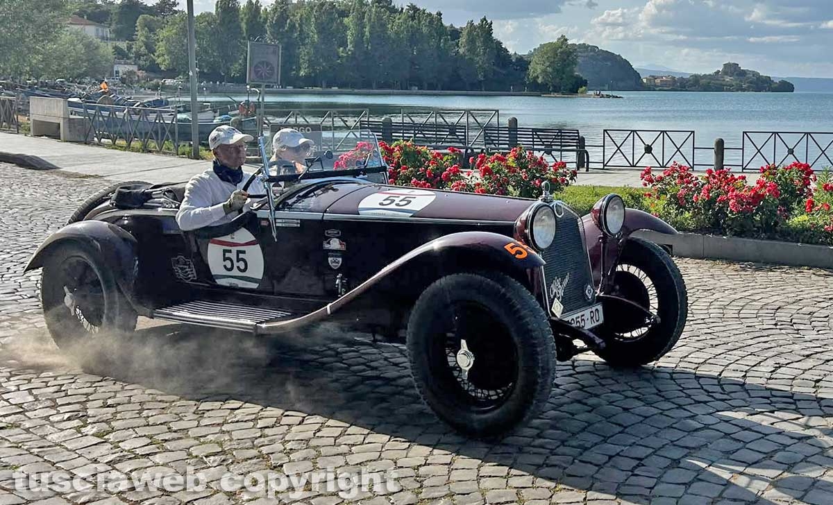 La Mille miglia a Viterbo e Marta - Le mitiche auto d'epoca