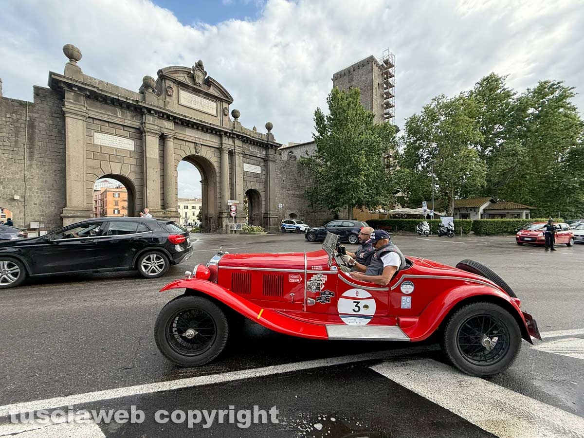 La Mille miglia a Viterbo e Marta - Le mitiche auto d'epoca