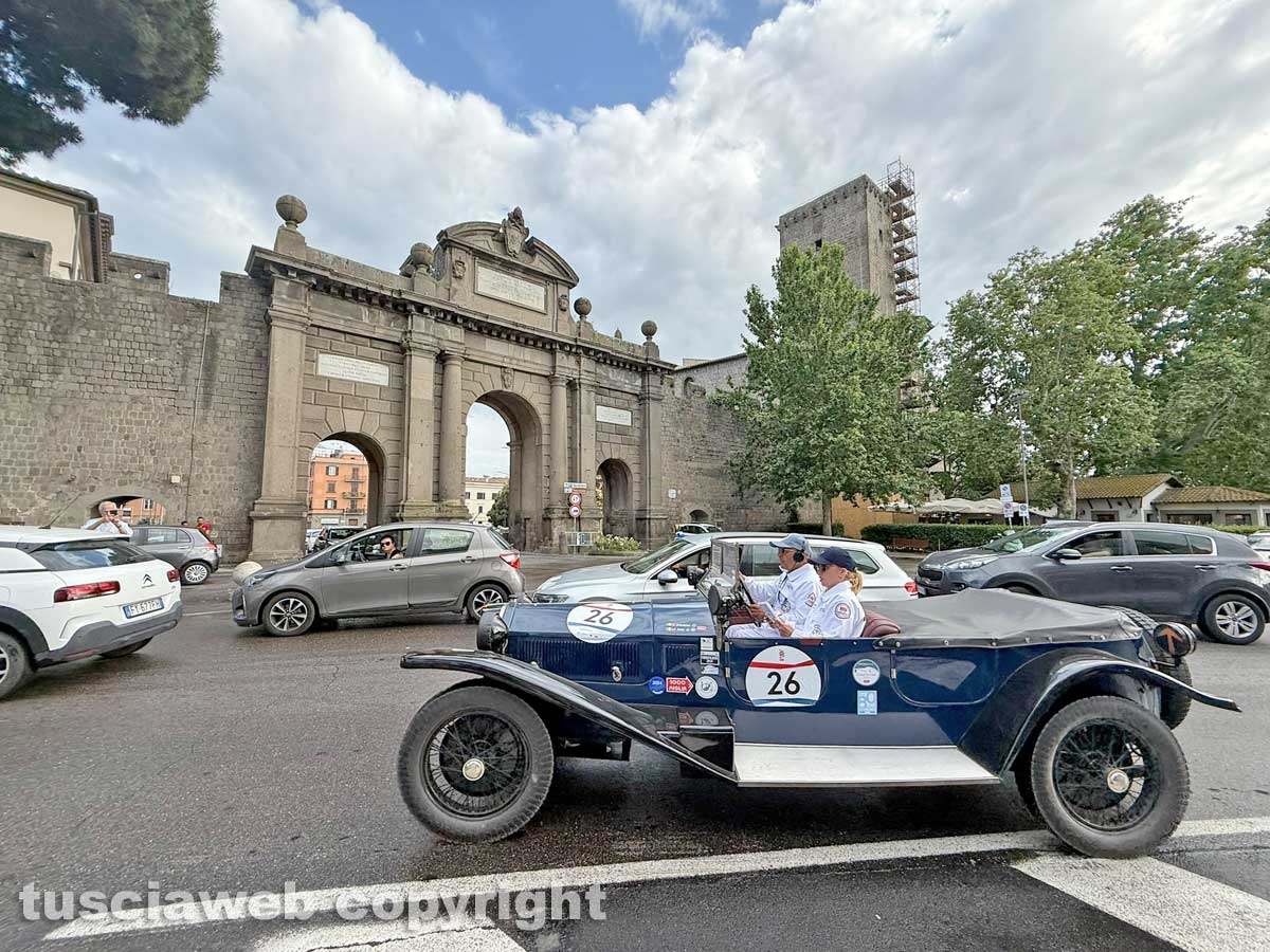 La Mille miglia a Viterbo e Marta - Le mitiche auto d'epoca