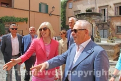 La ministra Giannini con Brachetti