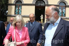 La ministra con il consigliere regionale Riccardo Valentini