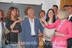 La ministra al liceo scientifico