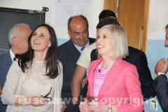 La ministra con la preside Maria Antonietta Biaggioli