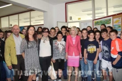 La ministra alle medie Ridolfi
