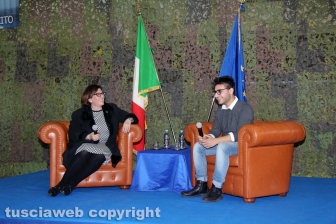 La ministra Elisabetta Trenta a Viterbo