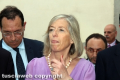 Viterbo - La ministra Stefania Giannini in visita all\'Unitus