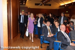 Viterbo - La ministra Stefania Giannini in visita all\'Unitus