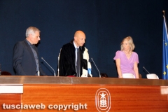 Viterbo - La ministra Stefania Giannini in visita all\'Unitus