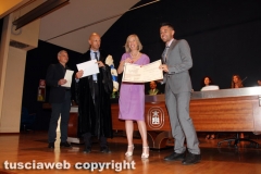 Viterbo - La ministra Stefania Giannini in visita all\'Unitus