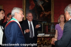 Viterbo - La ministra Stefania Giannini in visita all\'Unitus