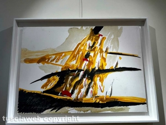 Viterbo - Unitus - La mostra "Artisti in opera"