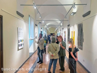 Viterbo - Unitus - La mostra "Artisti in opera"