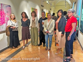 Viterbo - Unitus - La mostra "Artisti in opera"