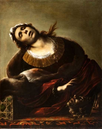 Erodiade con la testa del Battista di Francesco Cairo