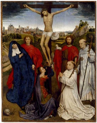 Cristo crocifisso di Hans Memling