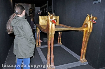 La mostra di Tutankhamon a piazza Fontana grande