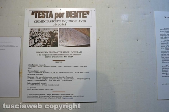 La mostra sulle foibe di Anpi