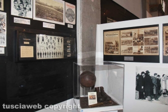 Viterbo - La mostra "Un secolo d'Azzurro"
