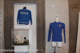 Viterbo - La mostra "Un secolo d'Azzurro"