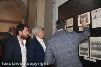 Viterbo - Inaugurazione della mostra "Un secolo d'Azzurro"
