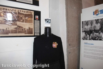 Viterbo - La mostra "Un secolo d'Azzurro"