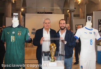 Viterbo - Inaugurazione della mostra "Un secolo d'Azzurro"